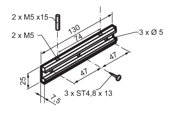 Staffa Supporto Motore WAY Mingardi Micro 02