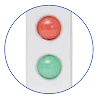 condominium door led traffic light