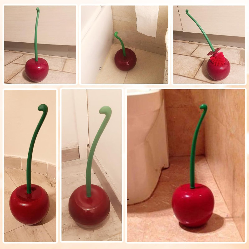 cherry toilet brush