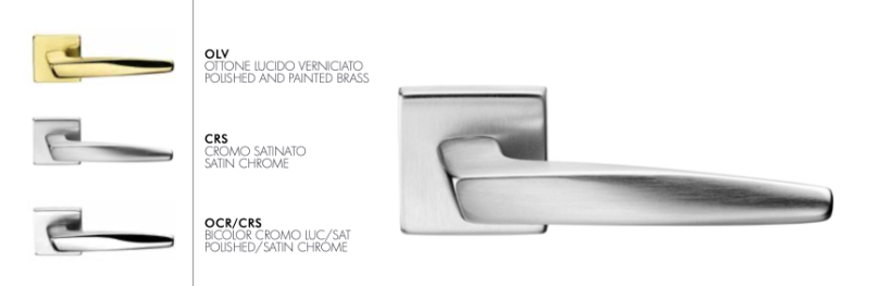 Piego Arieni - Door Handle - Brass Finishes