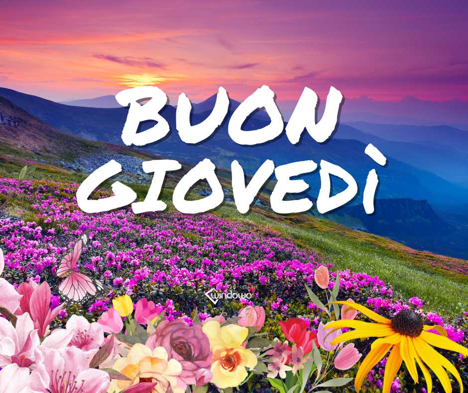 buon giovedi fiori