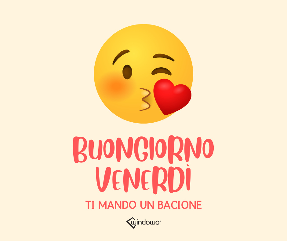 immagini buongiorno venerdi bacio