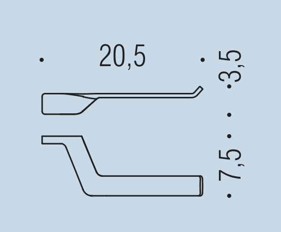 Porta Rotolo Carta Igienica - Colombo Design Alizé B2508D