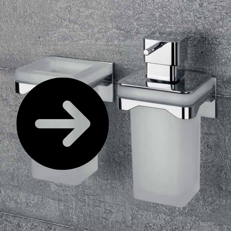 Wall mounted soap dispenser - Colombo Design Forever - Capacity 0.22L