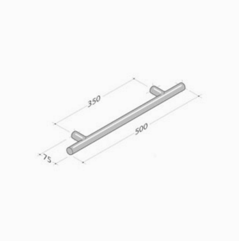 252 pba Maniglione in Acciaio Inox AISI 316L