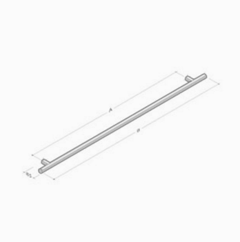 252 pba Maniglione in Acciaio Inox AISI 316L