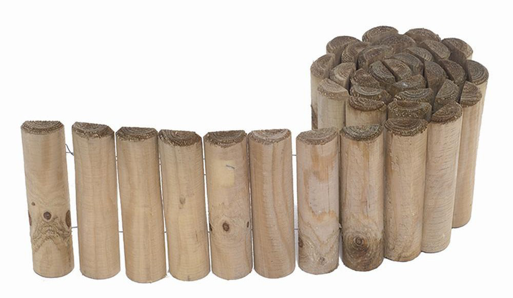 Recinzione a doghe in legno h285_38 - prezzo a ml
