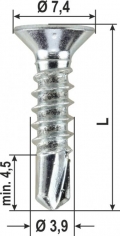 Viti Autoforanti NoRi Pvc Varie Dimensioni 2000 pz Heicko