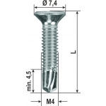 Viti Autoforanti Metric TX Pvc Varie Dimensioni 2000 pz Heicko