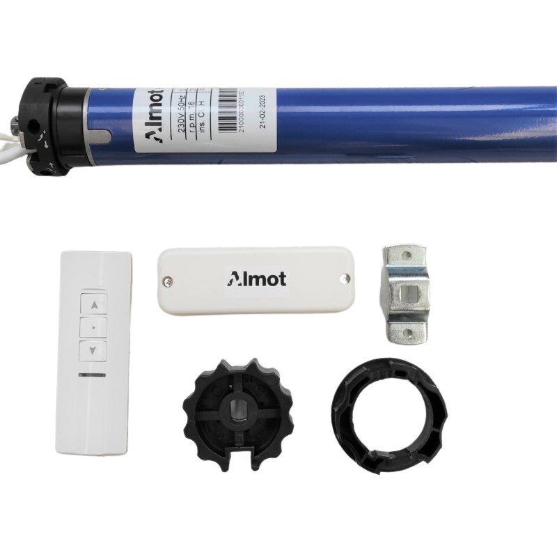 Almot SUN1A Kit Motore Radio per Tende da Sole 50 Nm