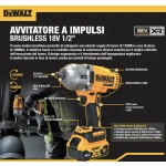 Avvitatore ad Impulsi DeWalt DCF900P2T-QW 1/2" Brushless