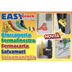 Blocca Porta e Finestre Salvamaniglia Fermacarte Easy Block