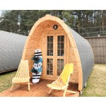 Camping Pod in Legno di Abete per Campeggio 240x480 cm