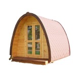 Camping Pod in Legno di Abete per Campeggio 240x480 cm