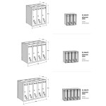 Casellario Postale Modulare Standard per Interni da Appendere SC5V