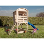 Casetta con Scivolo per Bambini Joy 163x118 cm