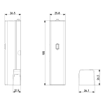 Contatto Magnetico Connesso IoT a Batteria 03980 Vimar