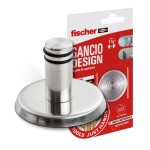 Gancio Adesivo in Acciaio Inossidabile Design Fischer