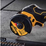 Minitroncatrice DeWalt DCS438E2T-QW - Brushless 18V Powerstack