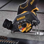 Minitroncatrice DeWalt DCS438E2T-QW - Brushless 18V Powerstack