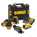 Minitroncatrice DeWalt DCS438E2T-QW - Brushless 18V Powerstack