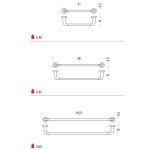 Porta Salvietta Bagno Colombo Design Basic Varie Misure