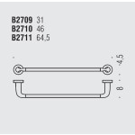 Porta Salvietta Bagno Colombo Design Basic Varie Misure