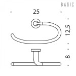 Portaasciugamani Bagno ad Anello Colombo Design Basic B2731