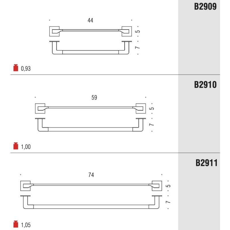 Portaasciugamani Bagno Colombo Design Forever Varie Misure