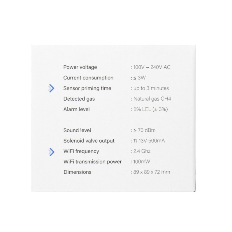 Sensore Gas Metano (CH4) PNI SafeHouse HS201 Wi-Fi