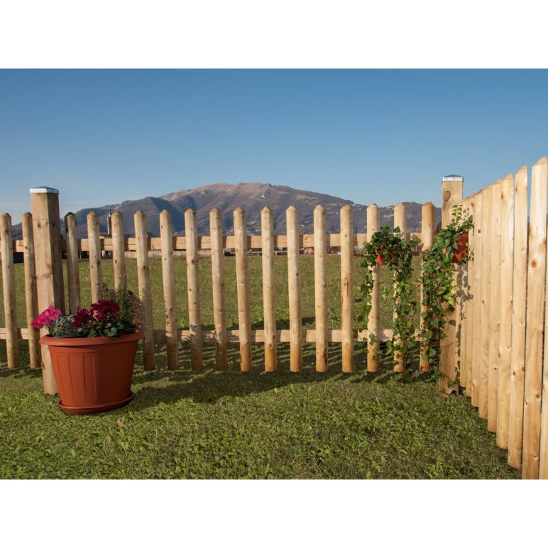 Steccato in legno per giardino recinto esterno CM 100 X 100 H