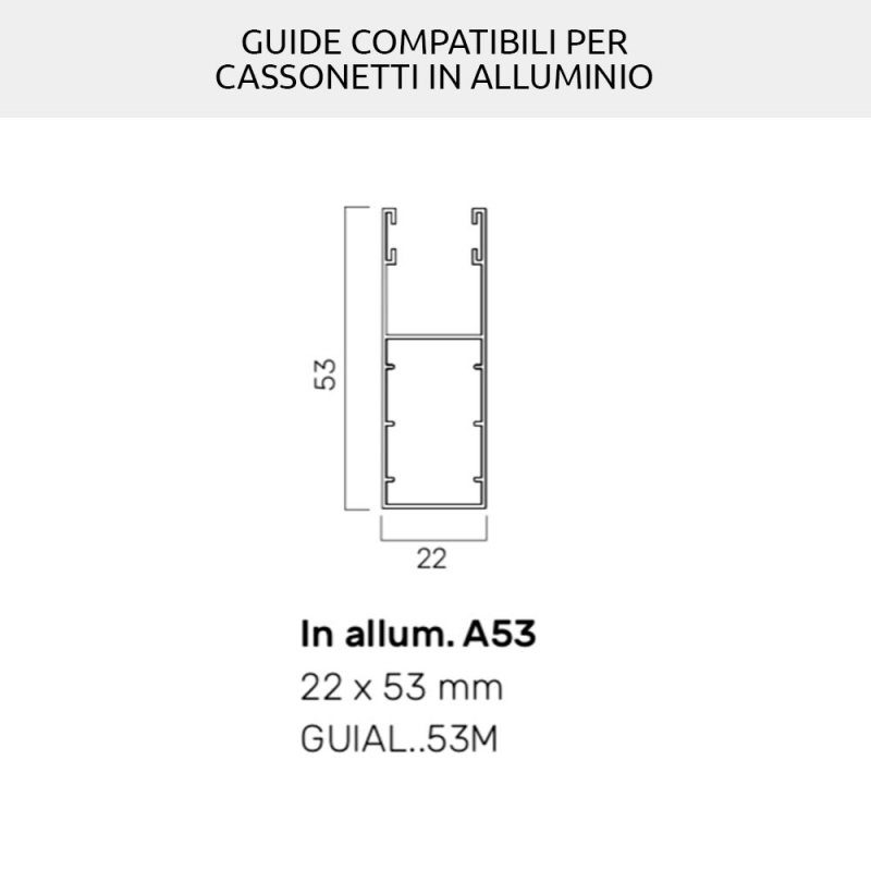 Tapparella PVC Alluminio Duero 40 per Isolare Casa tra Interno Esterno