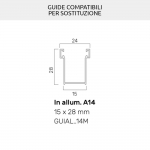 Tapparella PVC Alluminio Duero 40 per Isolare Casa tra Interno Esterno