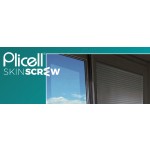 Tenda Plissé Plicell Skin Screw 13 mm Semplice da Installare