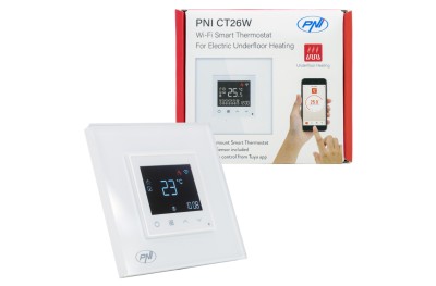 Termostato Intelligente PNI CT26W WiFi per Riscaldamento a Pavimento