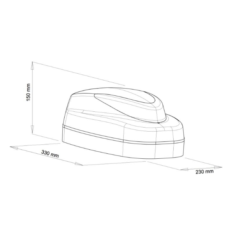 UTILE VDS Automazione per Garage Motoriduttore a Traino 24V